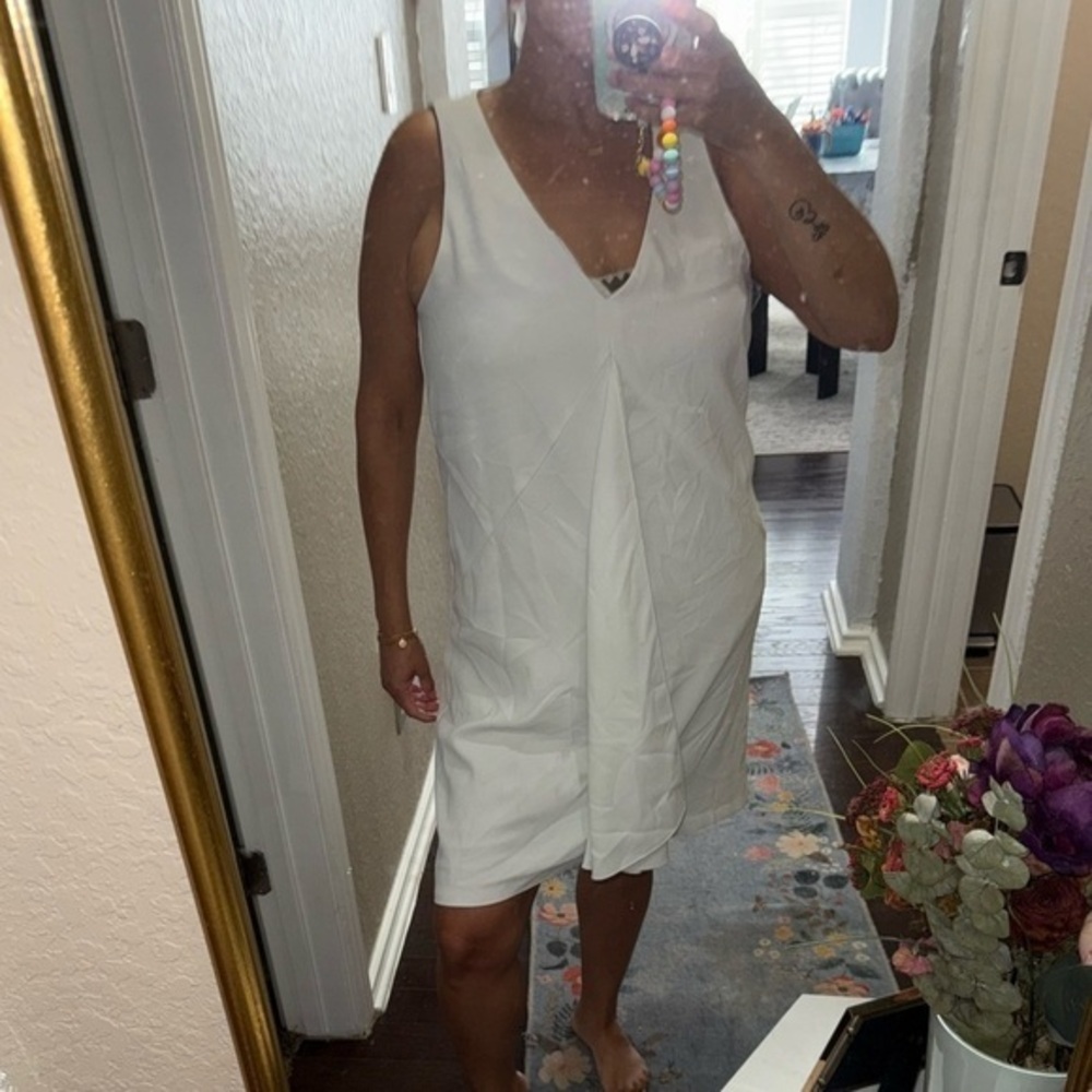 Trina Turk White Sleeveless Dress